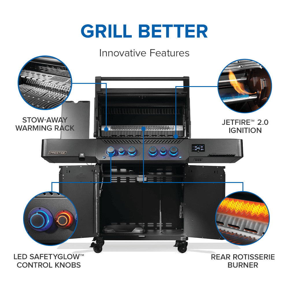 Napoleon Phantom Prestige® 500 Connected RSIB with Infrared Side and Rear Burner  6 Burners - P500VXRSIBPK-PHM/P500VXRSIBNK-PHM