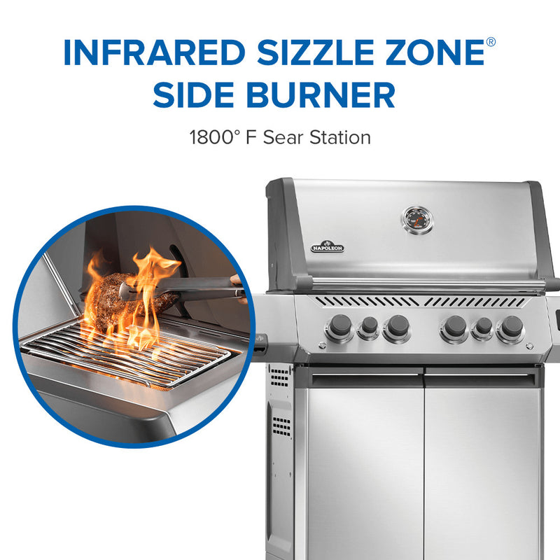 Napoleon Prestige® 500 Connected RSIB with Infrared Side and Rear Burner  6 Burners - P500VXRSIBPSS/P500VXRSIBNSS