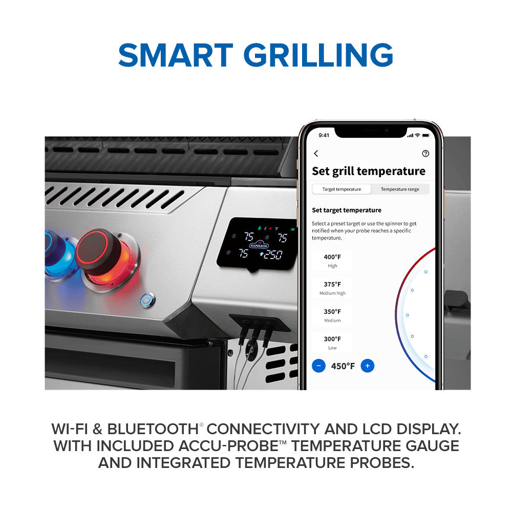 Napoleon Prestige® 500 Connected RSIB with Infrared Side and Rear Burner  6 Burners - P500VXRSIBPSS/P500VXRSIBNSS