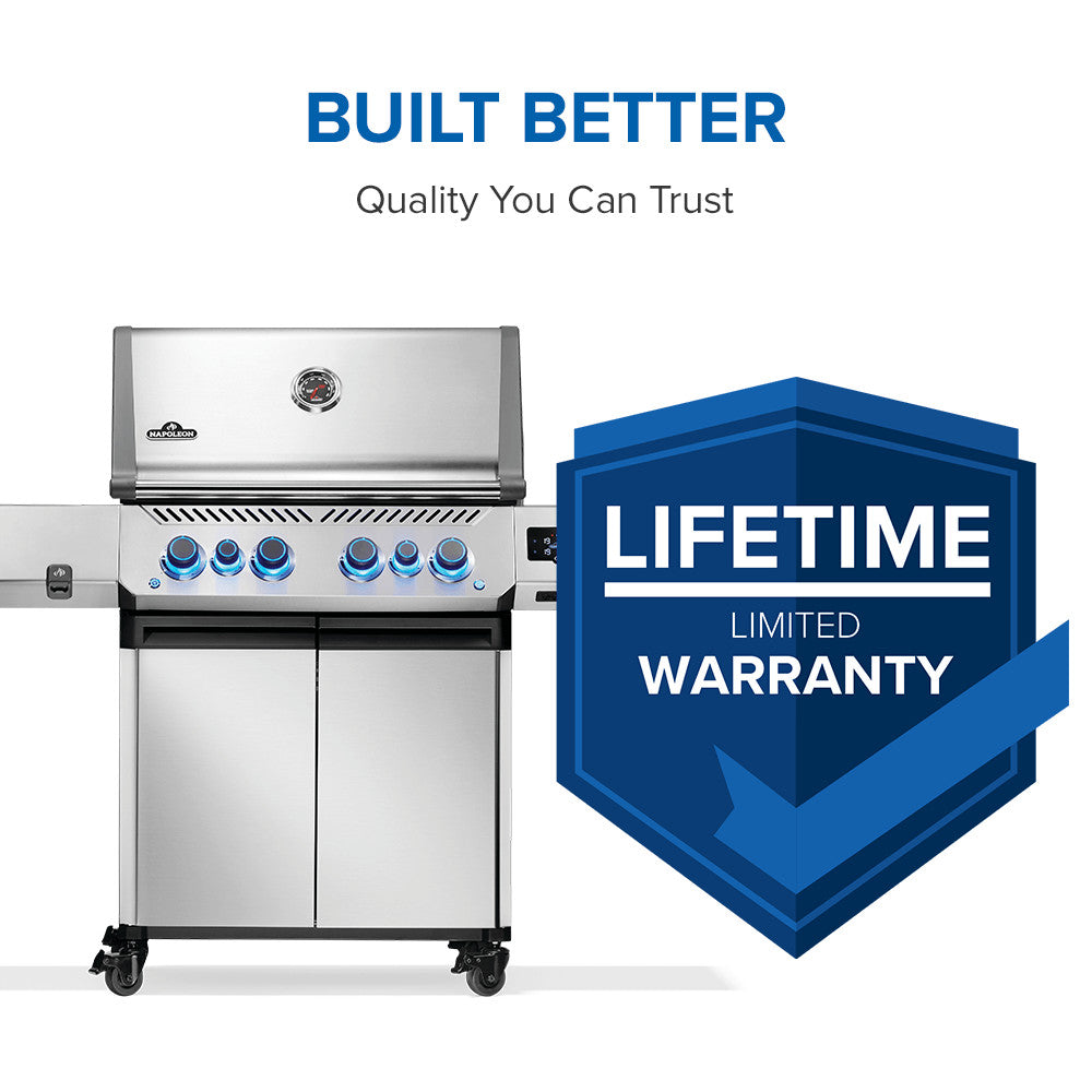 Napoleon Prestige® 500 Connected RSIB with Infrared Side and Rear Burner  6 Burners - P500VXRSIBPSS/P500VXRSIBNSS
