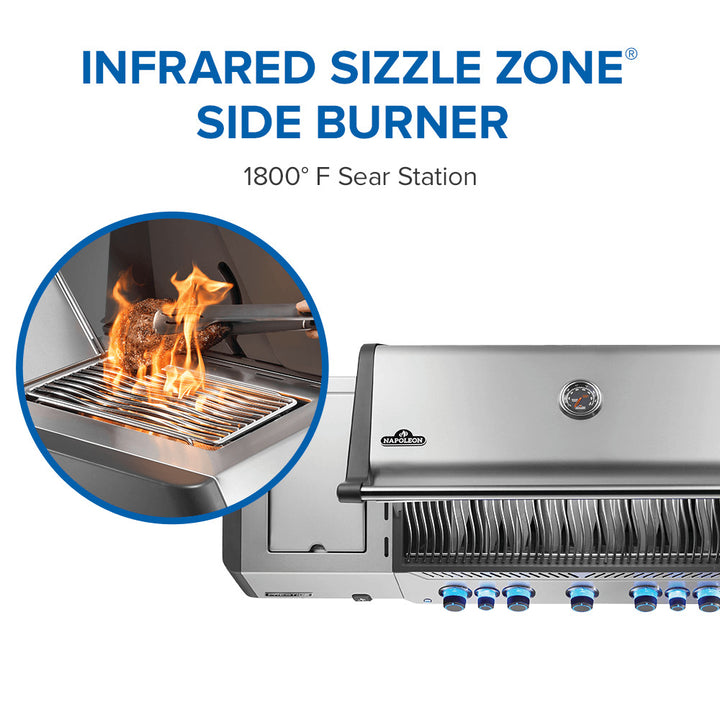 Napoleon  Prestige® 665 Connected RSIB with Infrared Side and Rear Burner  7 Burners - P665VXRSIBPSS/P665VXRSIBNSS