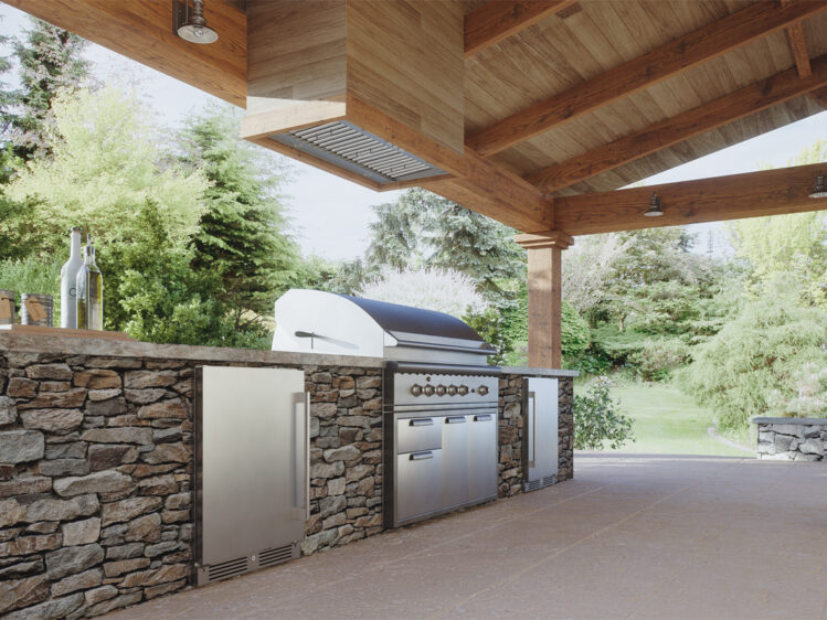 Zephyr Presrv 24" Outdoor Single Zone Beverage Cooler - PRB24C01AS-OD