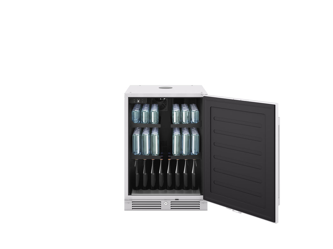 Zephyr Presrv 24" Outdoor Kegerator & Beverage Cooler - PRKB24C01AS-OD