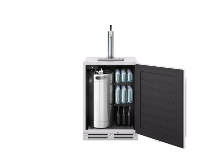 Zephyr Presrv 24" Outdoor Kegerator & Beverage Cooler - PRKB24C01AS-OD
