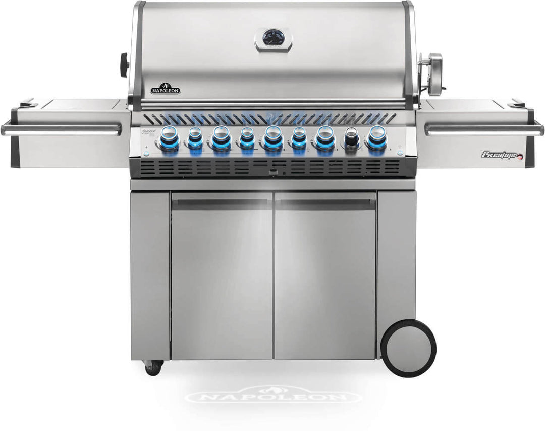 Napoleon Prestige PRO 665 5-Burner Grill w/ Rotisserie & Side Burner - PRO665RSIBPSS-3