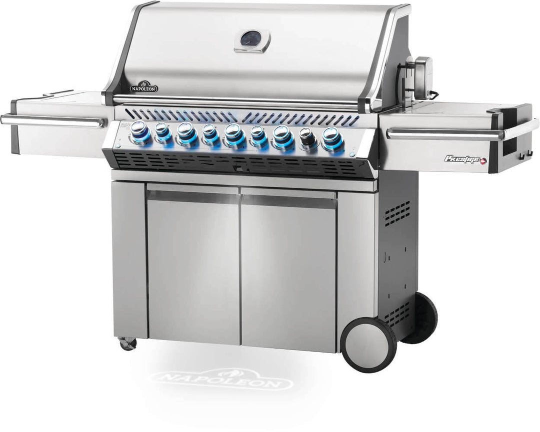 Napoleon Prestige PRO 665 5-Burner Grill w/ Rotisserie & Side Burner - PRO665RSIBPSS-3