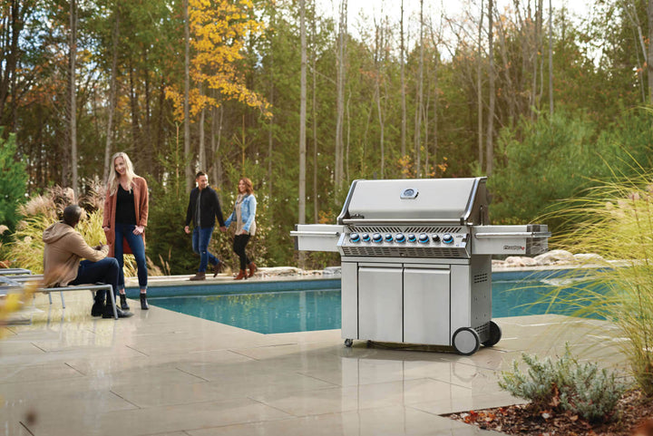 Napoleon Prestige PRO 665 5-Burner Grill w/ Rotisserie & Side Burner - PRO665RSIBPSS-3