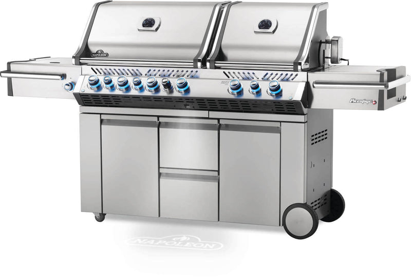 Napoleon Prestige PRO™ 825 RSBI with Power Side Burner, Infrared Rear & Bottom Burners  10 Burners - PRO825RSBIPSS-3/PRO825RSBINSS-3