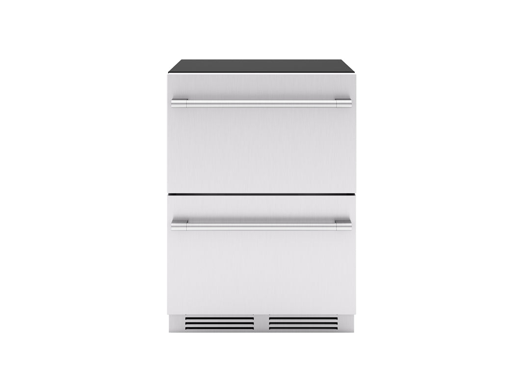 Zephyr Presrv 24" Outdoor Dual Zone Refrigerator Drawers - PRRD24C2AS-OD