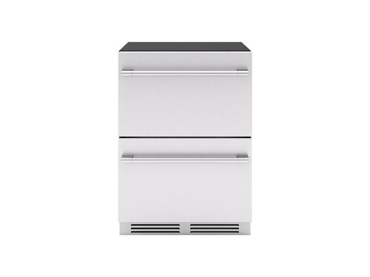Zephyr Presrv 24" Outdoor Dual Zone Refrigerator Drawers - PRRD24C2AS-OD