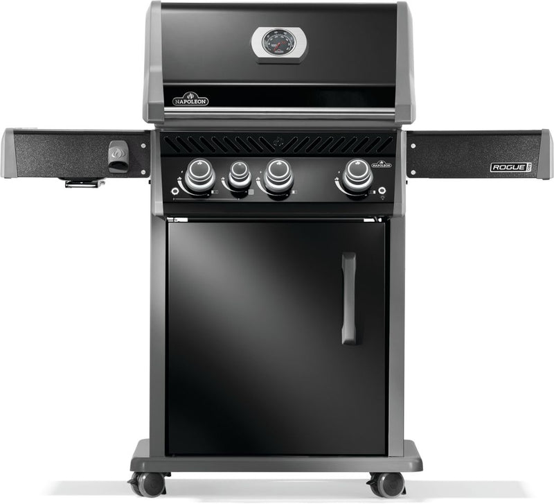 Napoleon Rogue PRO 425 3-Burner Natural Gas Grill w/ Infrared Side Burner - Black - RP425SIBN(P)K(SS)-2