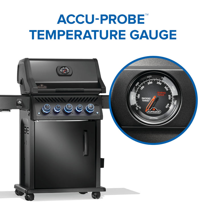 Napoleon Phantom Rogue® PRO-S 425 RSIB with Infrared Side and Rear Burner  5 Burners RPS425RSIB(N)PK-2-PHM