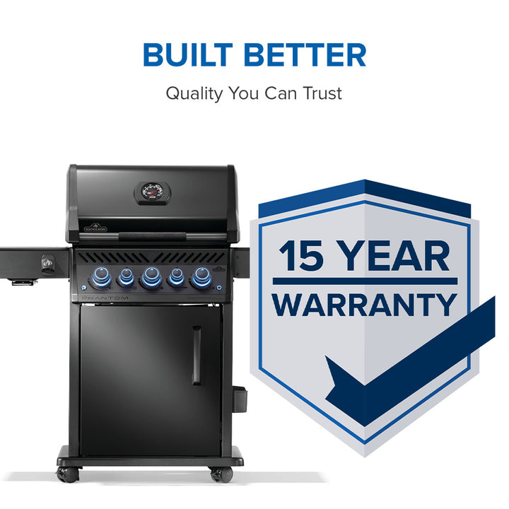 Napoleon Phantom Rogue® PRO-S 425 RSIB with Infrared Side and Rear Burner  5 Burners RPS425RSIB(N)PK-2-PHM