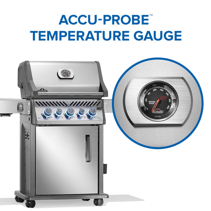 Napoleon Rogue® PRO-S 425 RSIB with Infrared Side and Rear Burner 5 Burners - RPS425RSIBPSS-2/RPS425RSIBNSS-2