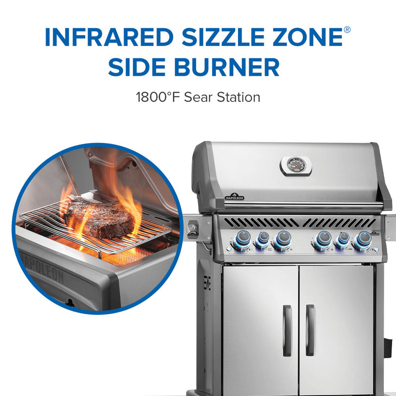 Napoleon Rogue® PRO-S 525 RSIB with Infrared Side and Rear Burner  6 Burners RPS525RSIBP(N)SS-2