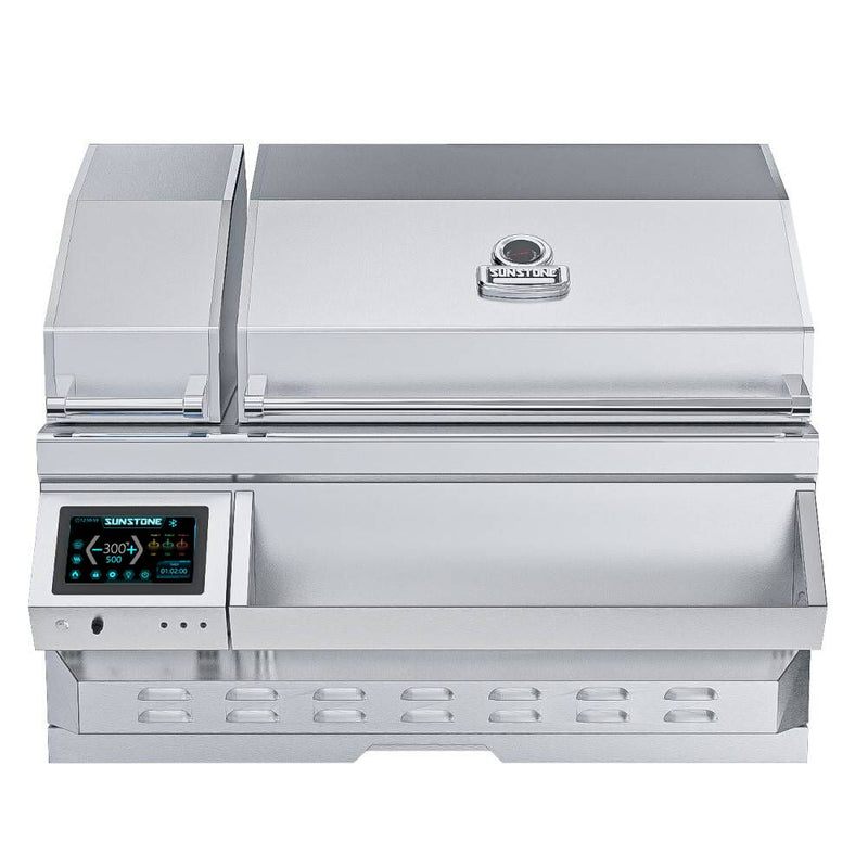 Sunstone® 40” Electric Pellet Grill w/Cold Smoker – SUNPLT40