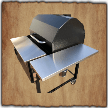 Smokin Brothers Stainless Steel Side Shelf (Premier and Premier Plus Models)