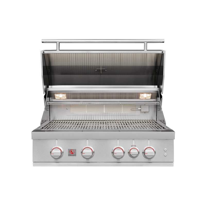Summerset Sizzler Pro 40-in 4 Burner Built-In Grill w/ Rear Infrared Burner - SZRPRO40(L)