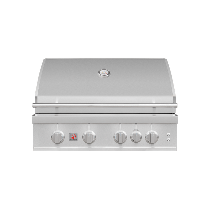 Summerset Sizzler Pro 40-in 4 Burner Built-In Grill w/ Rear Infrared Burner - SZRPRO40(L)