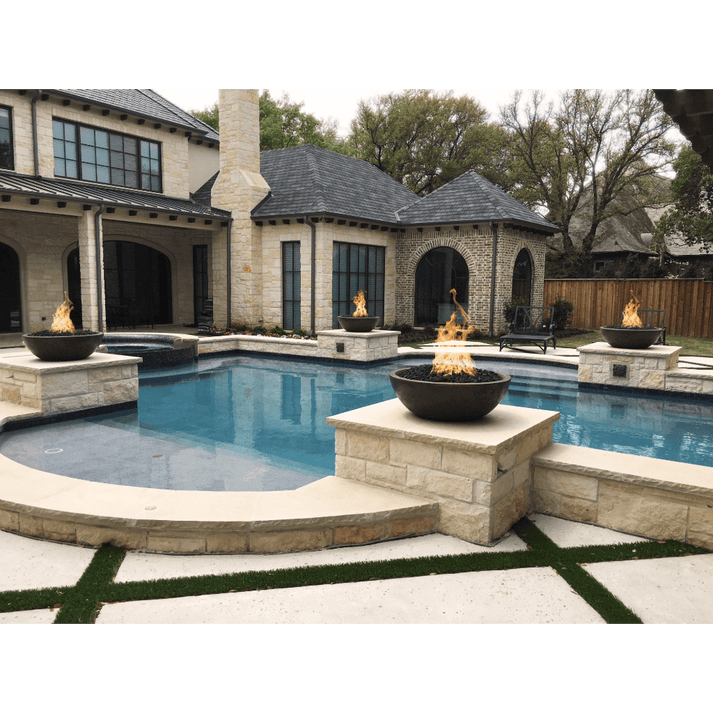 The Outdoor Plus Sedona Natural Gas Fire Bowl