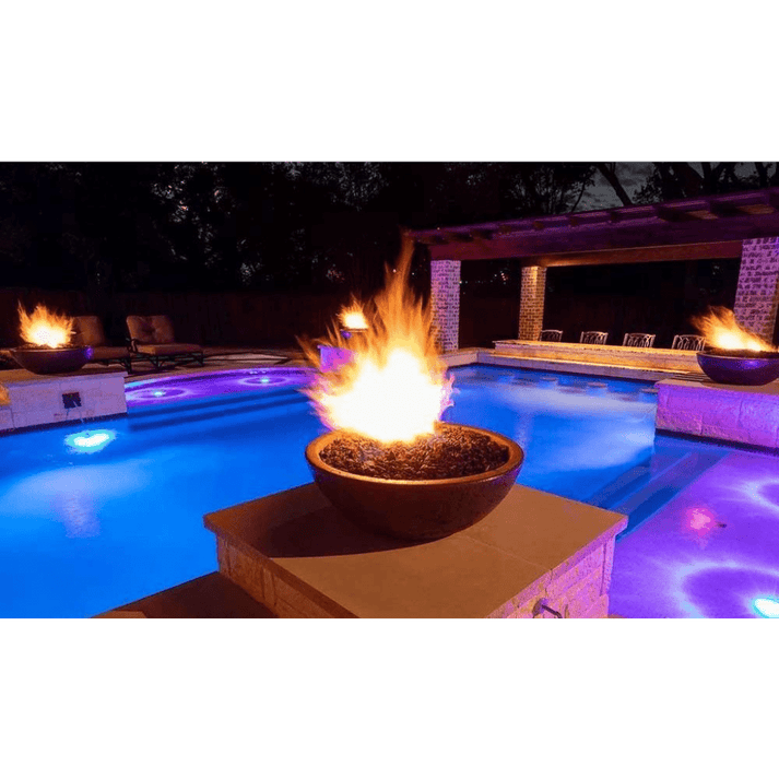 The Outdoor Plus Sedona Liquid Propane Gas Fire Bowl