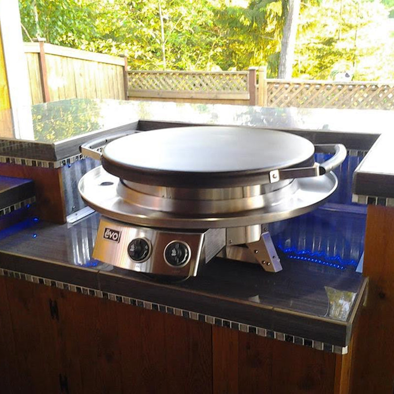 Evo Professional Tabletop Flattop Gas Grill - 10-0021-NG/LP