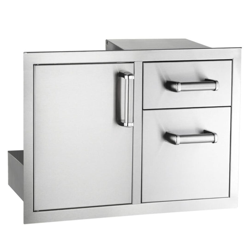Fire Magic Premium Flush 30-Inch Access Door & Double Drawer Combo With Soft Close - 53810SC