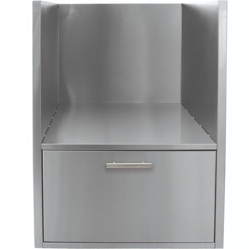 Blaze Built-In 34-Inch Stainless Steel Kamado Sleeve With Drawer and Lights - BLZ-KMDO-SLV-LT