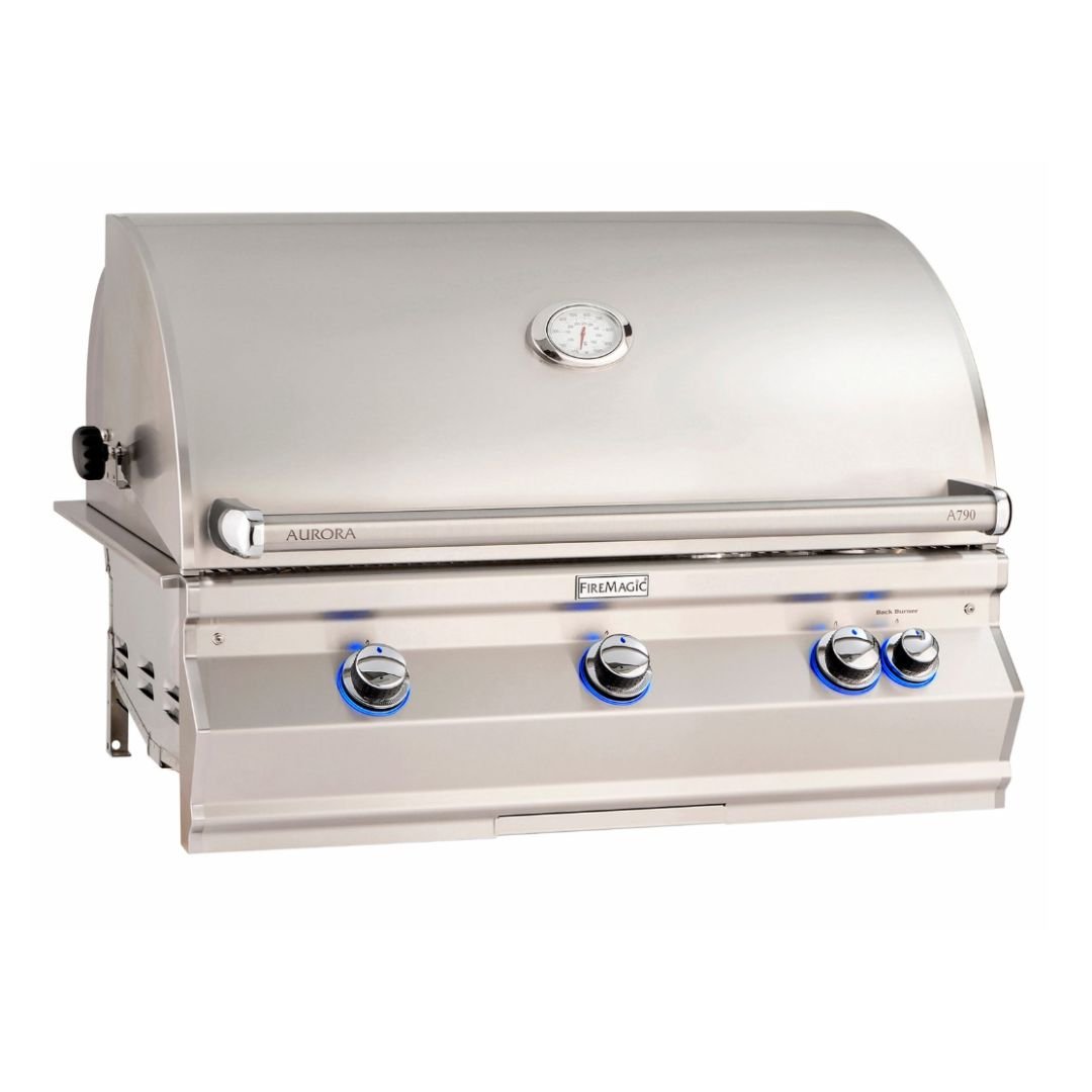 Fire Magic Aurora A790i 36-Inch Built-In Gas Grills with Analog Thermometer