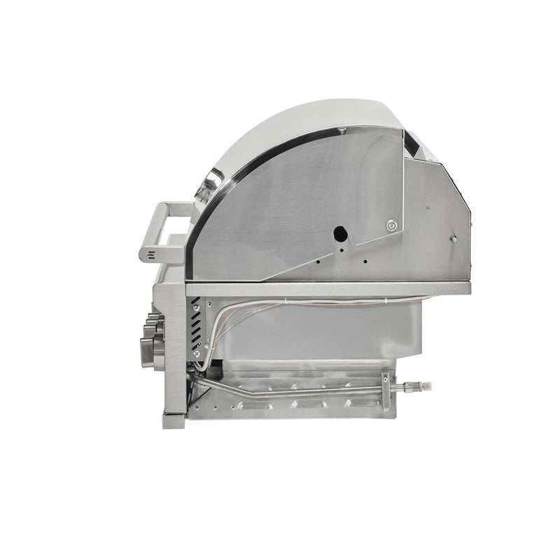 Coyote SL-Series 42-in 5-Burner Built-In Gas Grill w/ Sear Burner, Rotisserie, & Safety Valve - C3SL42