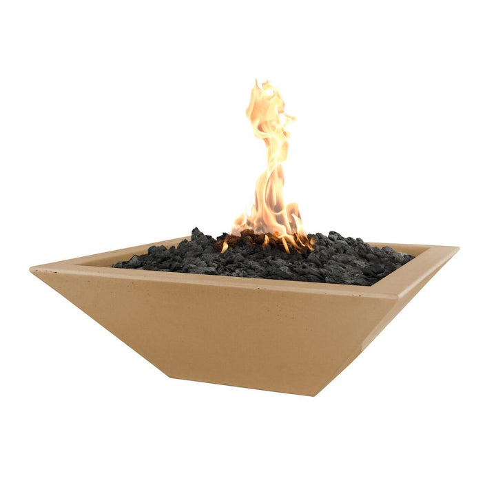The Outdoor Plus Natural Gas Maya Fire Bowl – GFRC Concrete