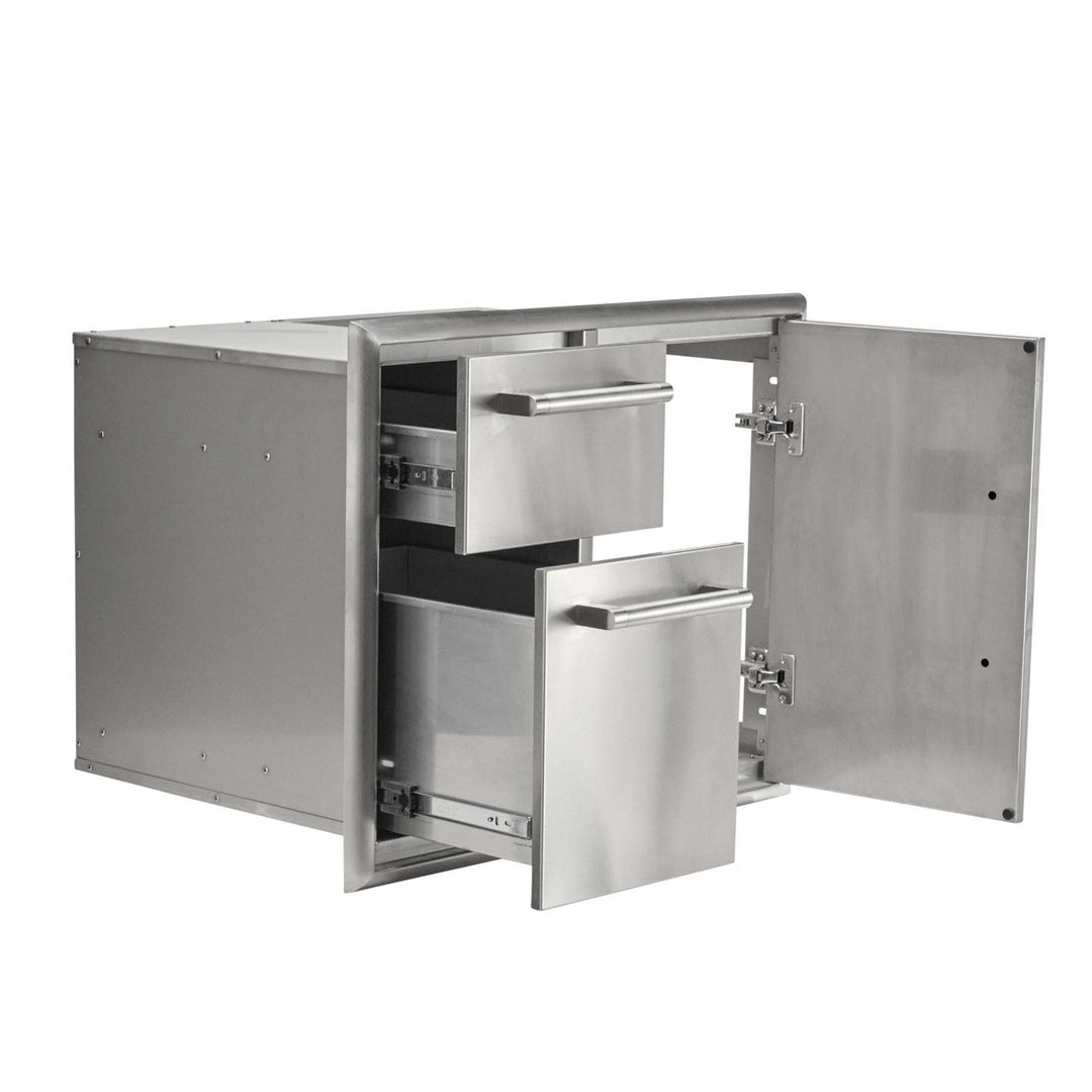 Coyote 31 Inch Double Door & Drawer Combo - C3-CD2DC31
