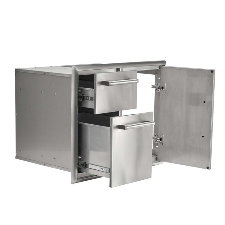 Coyote 31 Inch Double Door & Drawer Combo - C3-CD2DC31