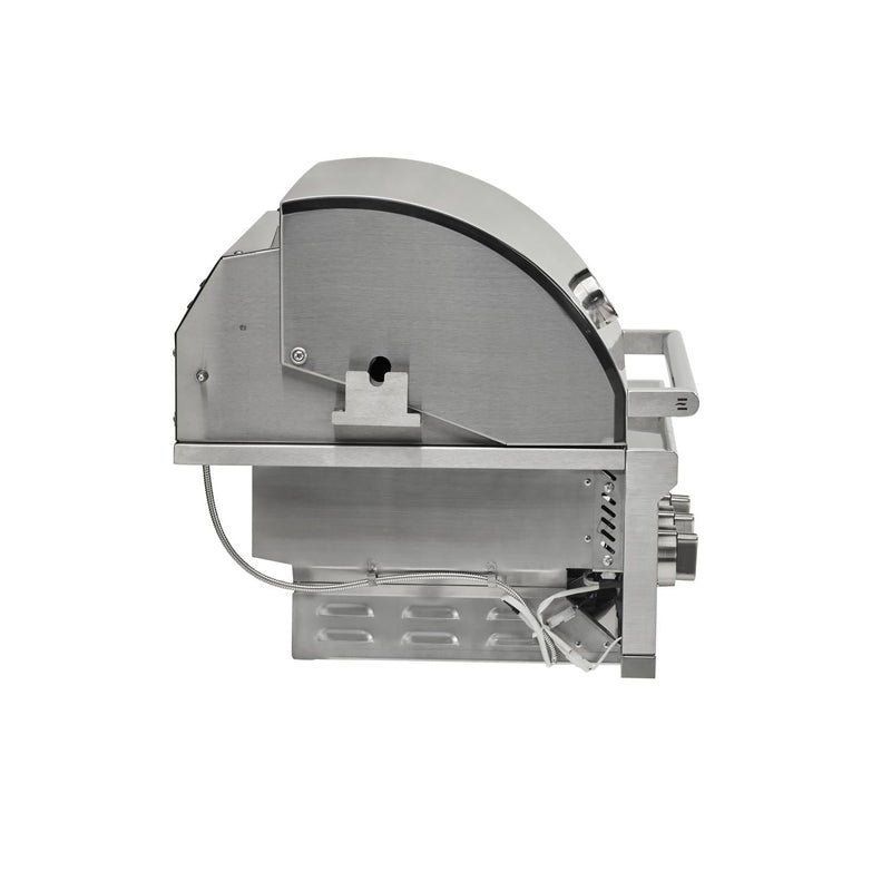 Coyote SL-Series 30-in 2-Burner Built-In Grill w/ Sear Burner, Rotisserie, & Safety Valve - C3SL30