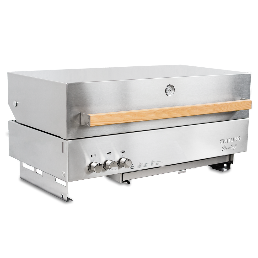 Flammkraft Model D Built-In Propane Gas Grill - 1029546