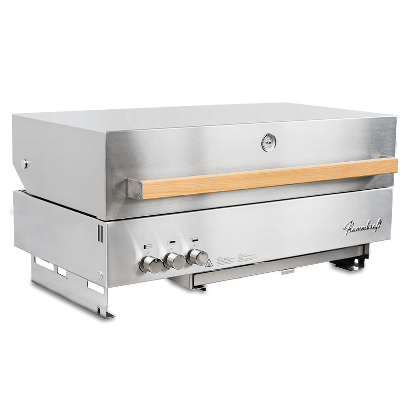 Flammkraft Model D Built-In Natural Gas Grill - 1029942