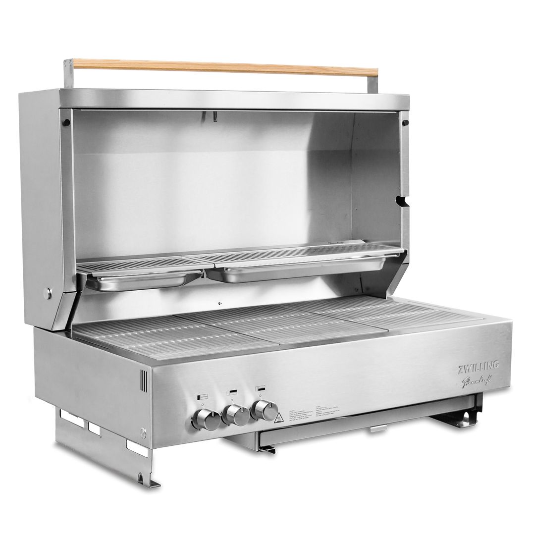 Flammkraft Model D Built-In Propane Gas Grill - 1029546