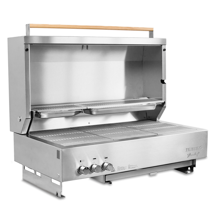 Flammkraft Model D Built-In Propane Gas Grill - 1029546