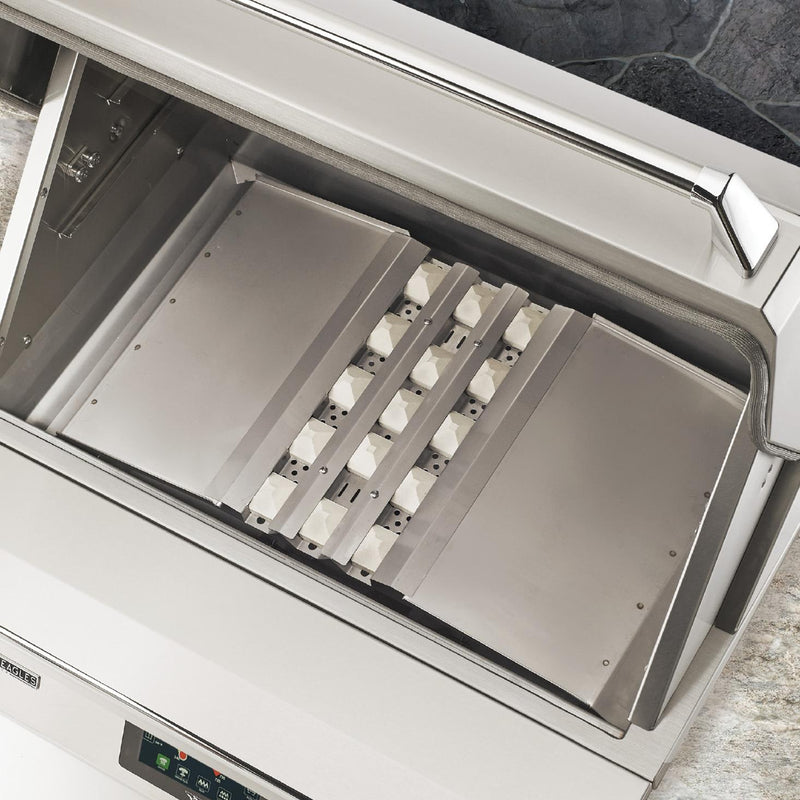 Twin Eagles Wi-Fi Controlled 36-Inch Stainless Steel Pellet Grill and Smoker with Optional Rotisserie On Deluxe Cart - TEPG36 + TEPGB36