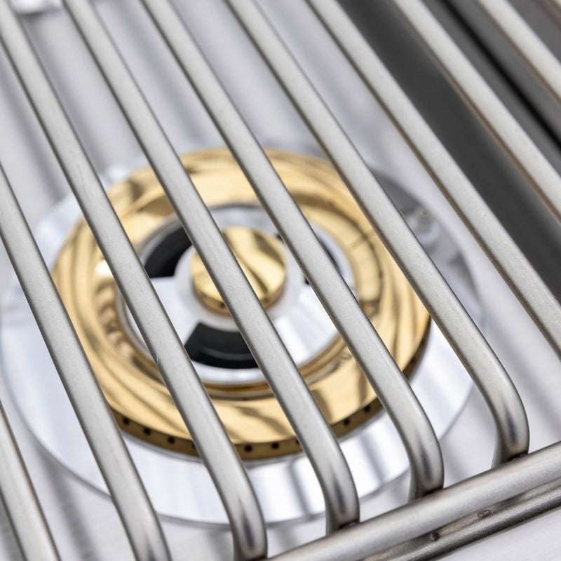 Blaze Premium LTE+ Gas Stainless Steel Double Side Burner w/ Lid - BLZ-SB2-LTE3-LP(NG)