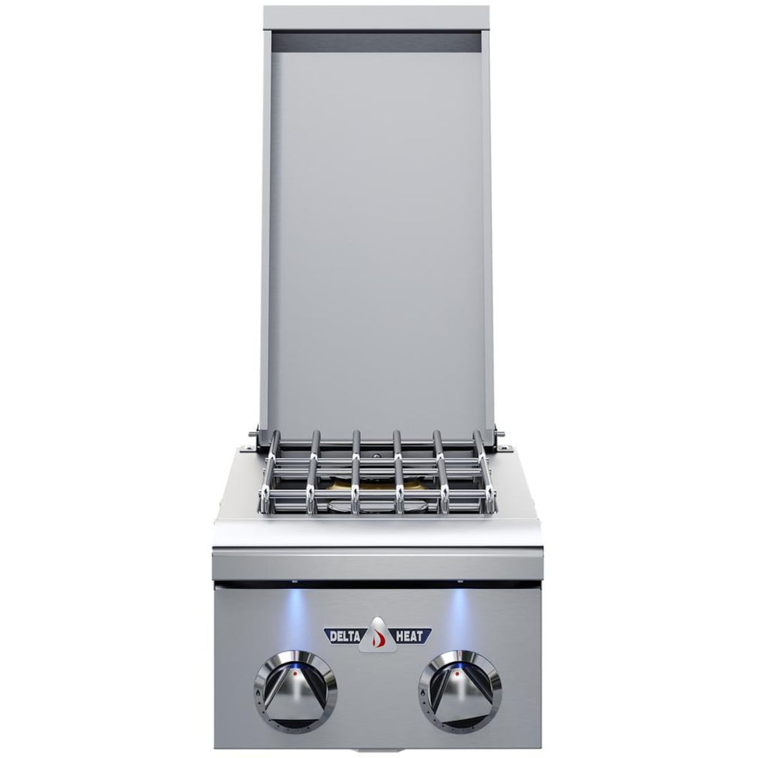 Delta Heat 12-in Built-In Gas Double Side Burner
