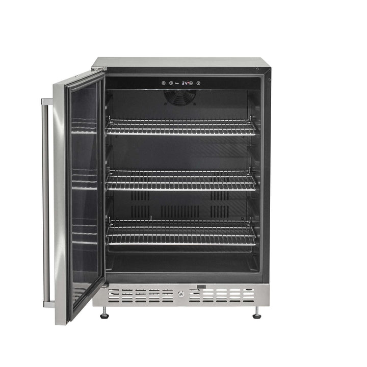 Coyote 24 Inch 5.1 Cu. Ft. Built-In Refrigerator - C124R-S