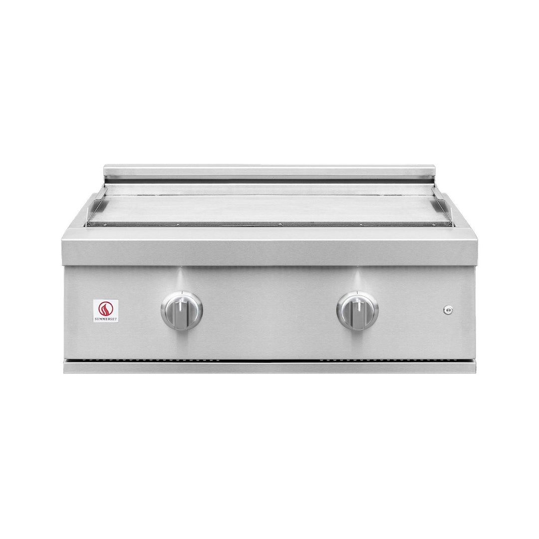 Summerset 30-in 2 Burner Built-In Natural Gas Griddle Pro Grill - GRIDPRO-NG/GRIDPRO-LP