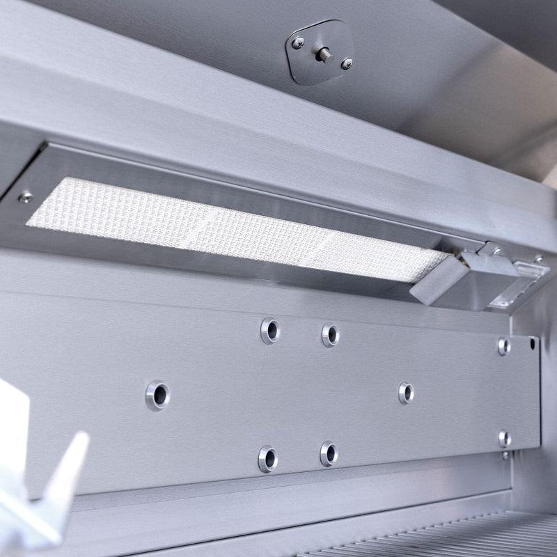 Summerset Quest 42-in 3 Burner Built-In Gas Grill w/ Rear Infrared Burner, Rotisserie Kit, & Drop-In Griddle Plate - QST42-LP