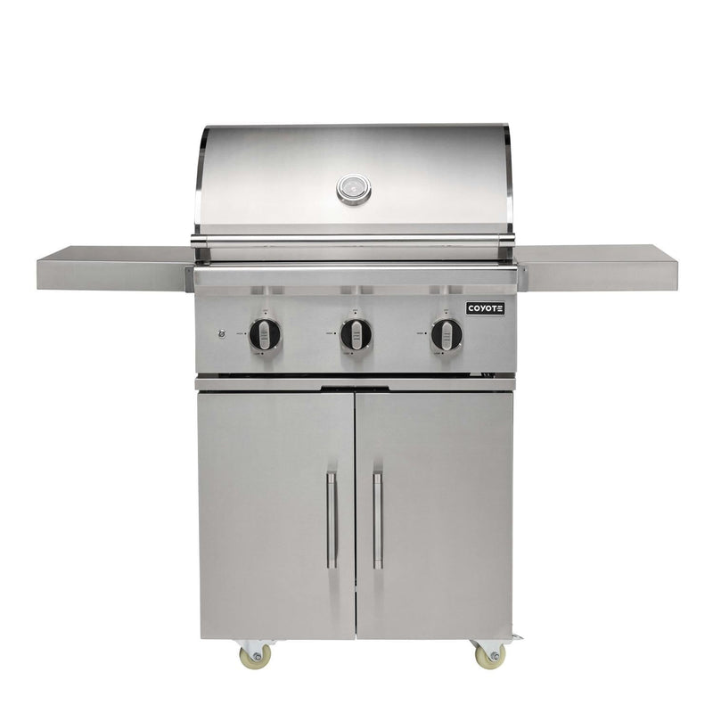 Coyote C-Series 30-in 3-Burner Freestanding Gas Grill - C3C30-FS