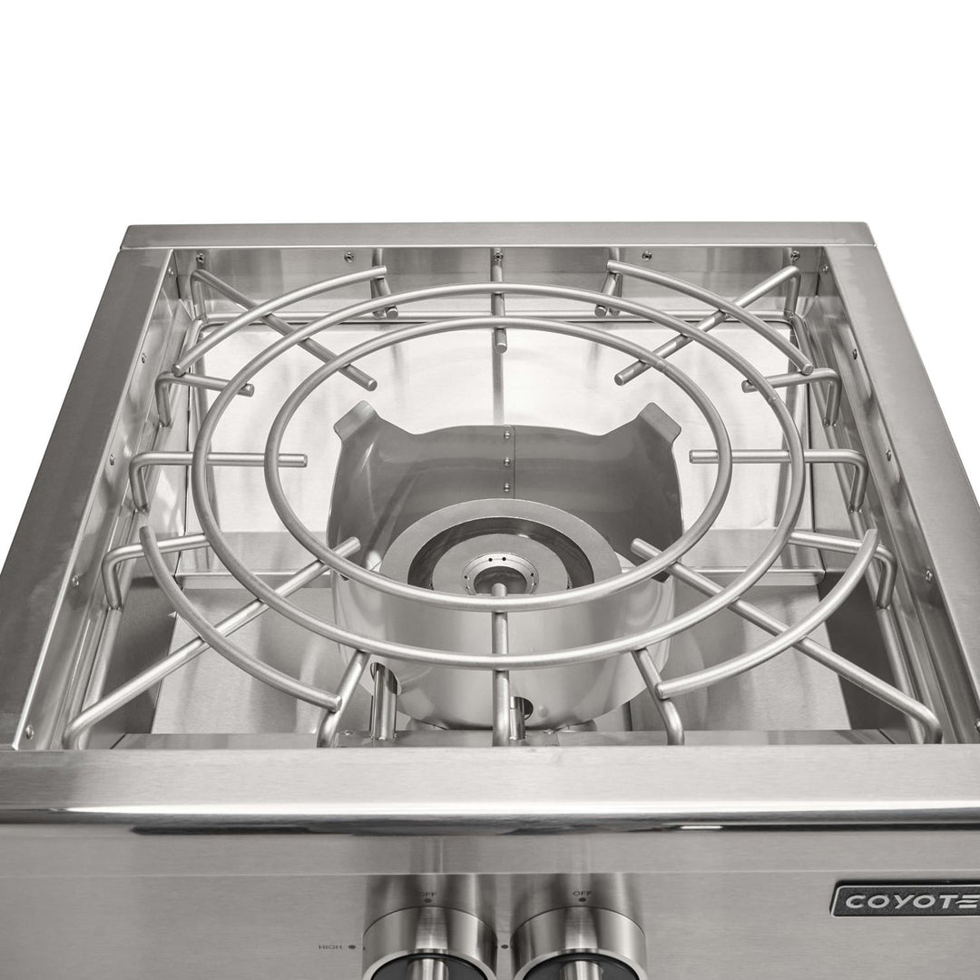 Coyote 24 Inch Built-In Gas Power Burner - C3PB