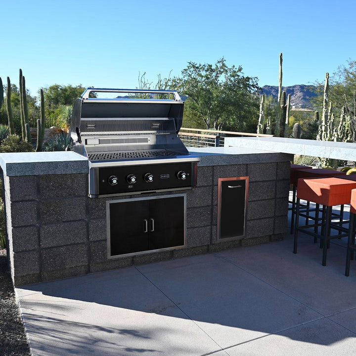 Wildfire Ranch Pro 36-in 3 Burner 304 SS Gas Grill - WFPRO36G-BSS/SS-NG/LP
