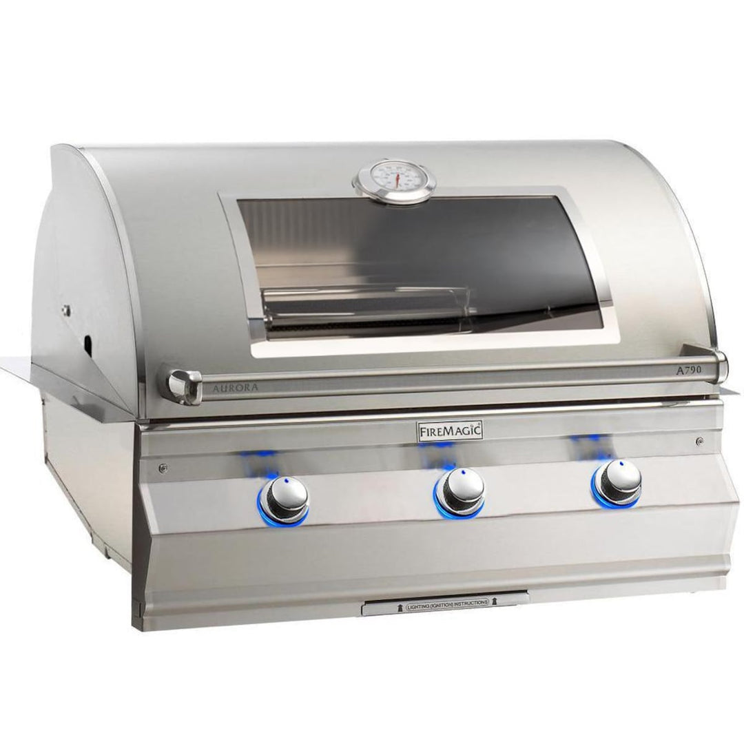 Fire Magic Aurora A790i 36-Inch Built-In Gas Grills with Analog Thermometer