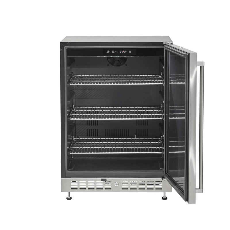 Coyote 21 Inch 4.1 Cu. Ft. Built-In Refrigerator - C121R-S