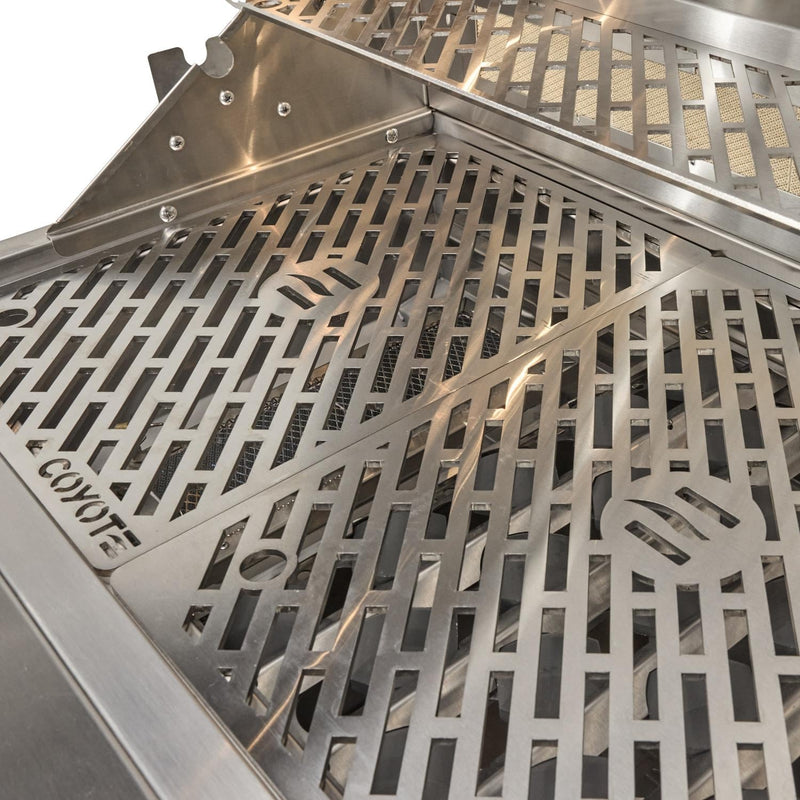 Coyote SL-Series 30-in 2-Burner Built-In Grill w/ Sear Burner, Rotisserie, & Safety Valve - C3SL30